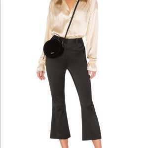 FRAME Crop Noir Trouser Size 12